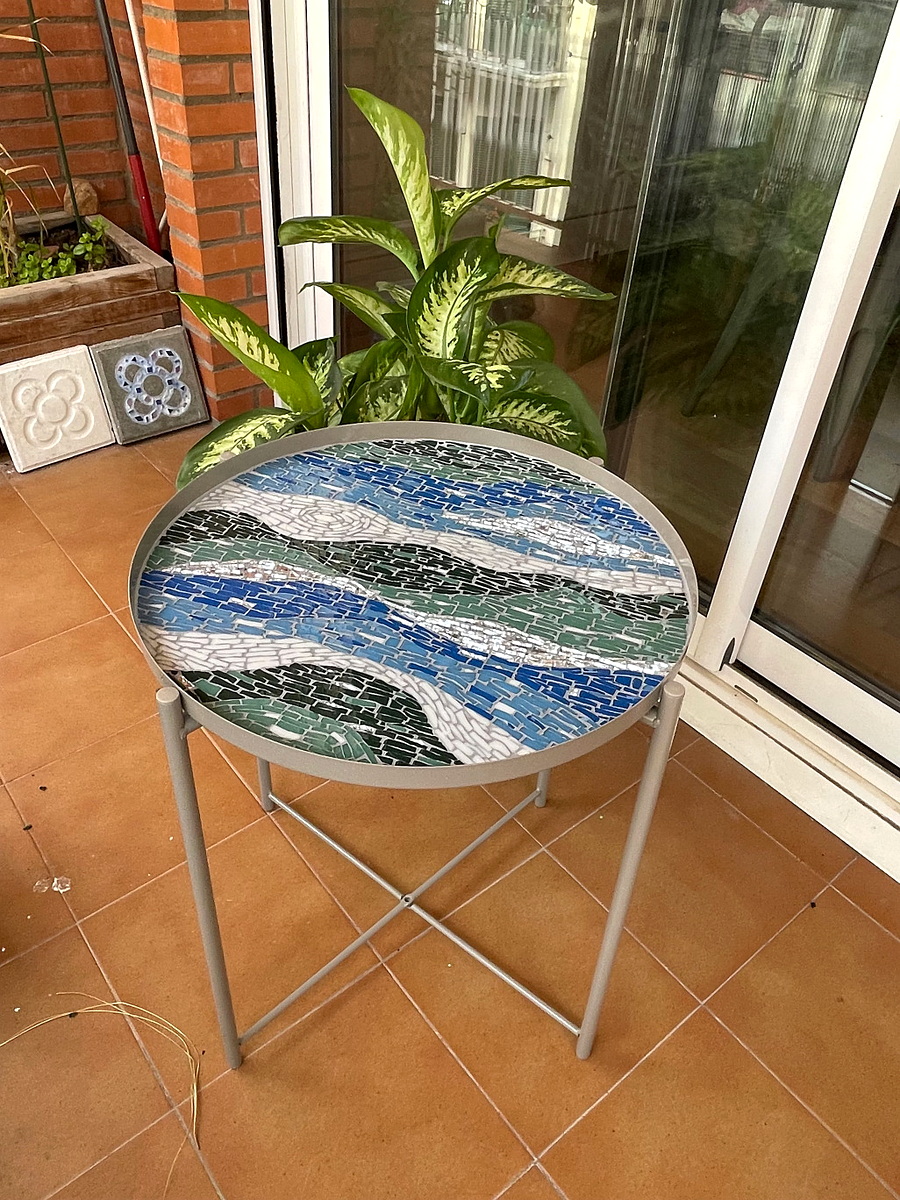 Guéridon Méditerranée en mosaïque